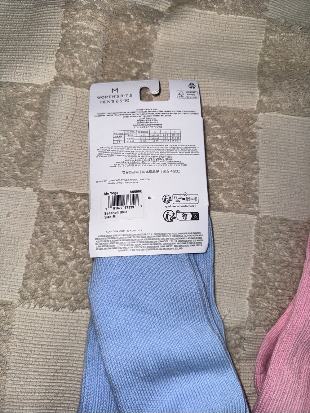 NWT 3 Pairs of All Socks size M $114 retail - Picture 4 of 5